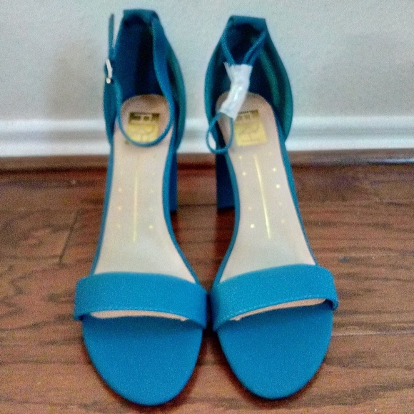 Beka-01 Cobolt Blue Block Heel - Picture 8 of 8